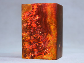 Stabilized Maple Burl Wood Mod Block